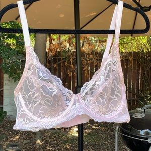 Pretty Pink Lace Bra NWOT